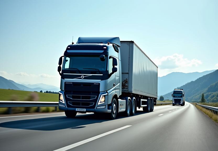 LKW Abschleppdienst auf der Autobahn